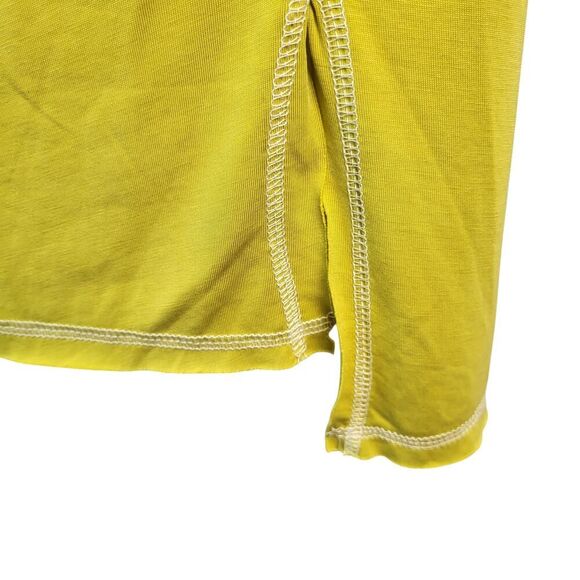 NEW POL Relaxed Fit Green T-Shirt | V-Neck Pocket Silky Comfy | Oversized Small - Picture 12 of 14